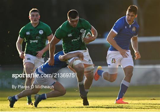 Ireland v Italy - U20's International Ireland v Italy - U20's International