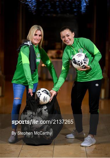 Republic of Ireland WNT Show Support to Homeless World Cup Squad