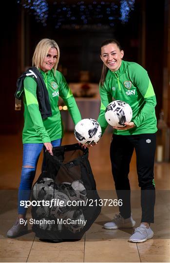 Republic of Ireland WNT Show Support to Homeless World Cup Squad