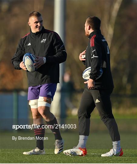 Munster Rugby Squad Training