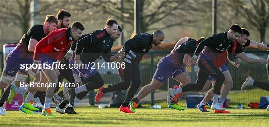 Munster Rugby Squad Training