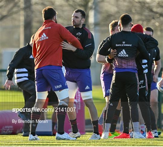 Munster Rugby Squad Training