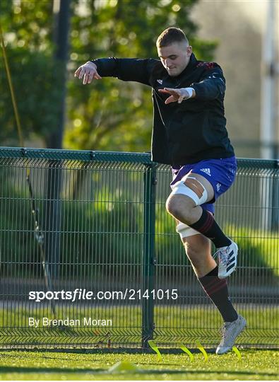 Munster Rugby Squad Training