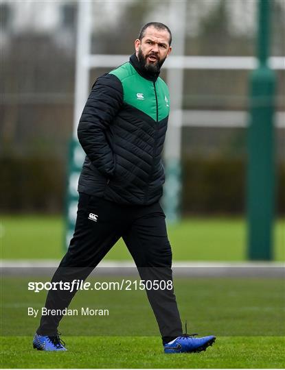 Ireland Rugby Squad Training Ireland Rugby Squad Training