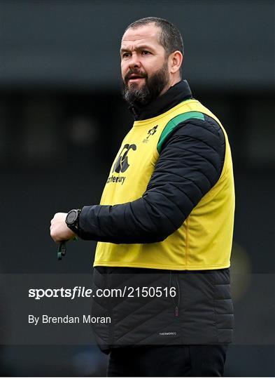 Ireland Rugby Squad Training