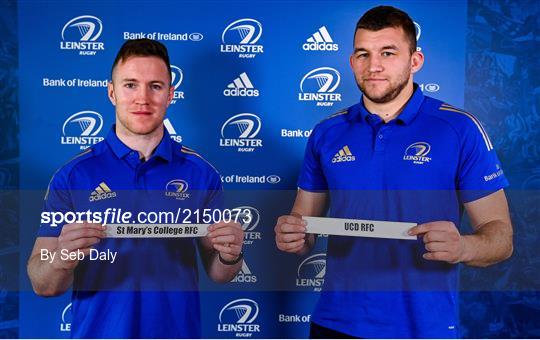 Leinster Rugby Provincial Towns Cup and Metropolitan Cup Draws 2022