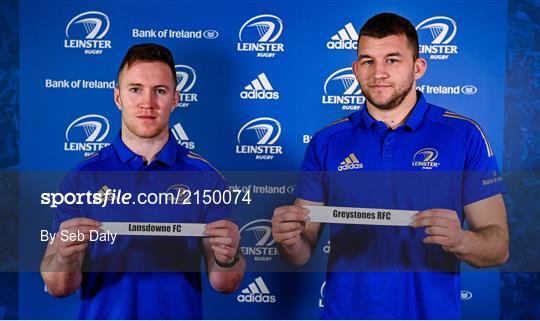 Leinster Rugby Provincial Towns Cup and Metropolitan Cup Draws 2022