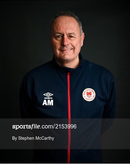 St Patrick's Athletic Squad Portraits 2022