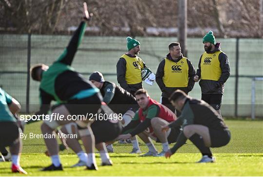 Ireland Rugby Squad Training Ireland Rugby Squad Training
