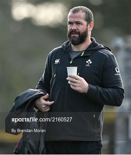 Ireland Rugby Squad Training Ireland Rugby Squad Training