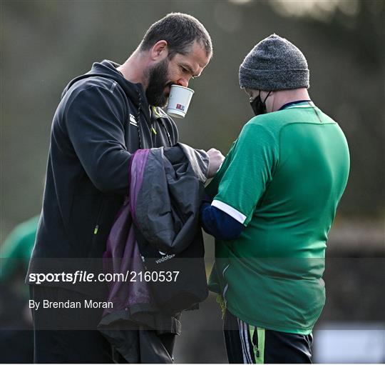 Ireland Rugby Squad Training Ireland Rugby Squad Training