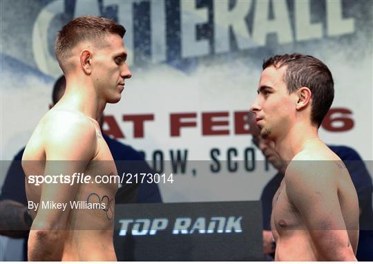 Boxing from Glasgow Weigh-Ins