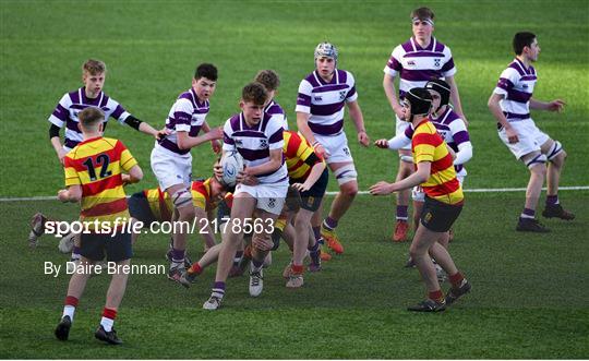 Temple Carrig v Clongowes Wood College - Bank of Ireland Leinster Rugby Schools Junior Cup 1st Round
