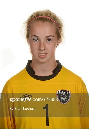 Republic of Ireland Women's U17 Squad Headshots