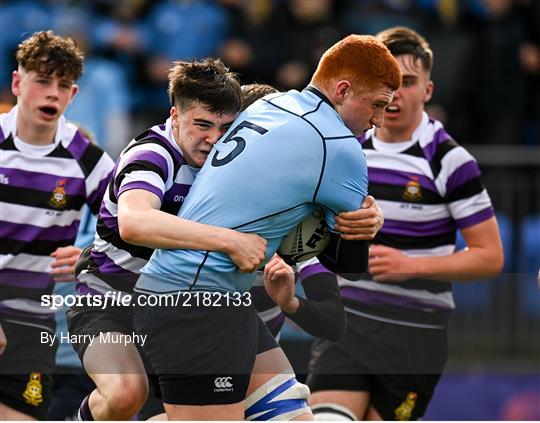 Terenure College v St Michaels College - Bank of Ireland Leinster Rugby Schools Junior Cup 2nd Round