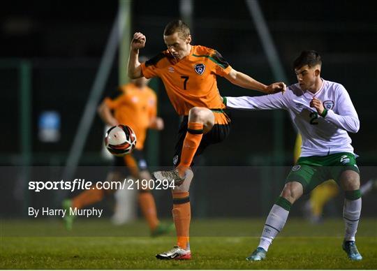 Republic of Ireland U20's v Republic of Ireland Amateur Selection Republic of Ireland U20's v Republic of Ireland Amateur Selection