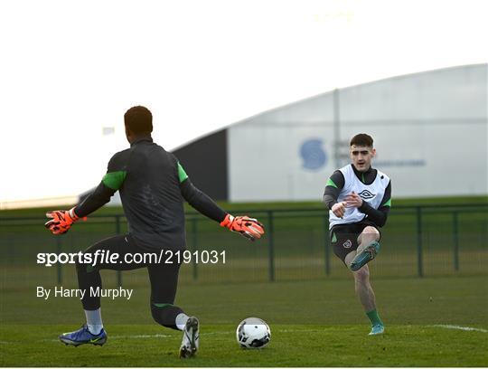 Republic of Ireland U21's Training Session Republic of Ireland U21's Training Session
