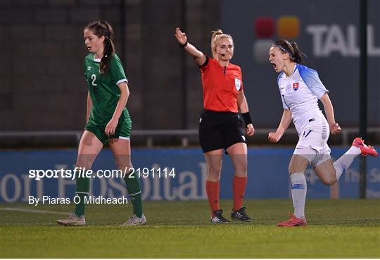 Republic of Ireland v Slovakia - UEFA EURO2022 Women's U17 Round 2 Qualifier