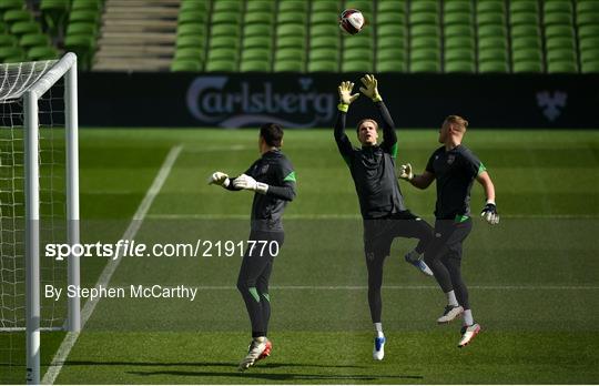 Republic of Ireland Training Session & Press Conference