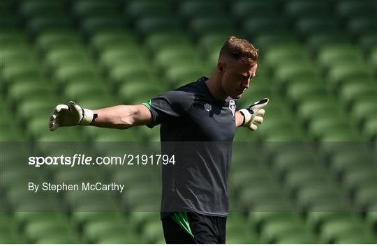 Republic of Ireland Training Session & Press Conference Republic of Ireland Training Session & Press Conference
