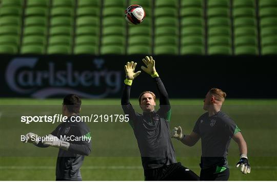 Republic of Ireland Training Session & Press Conference Republic of Ireland Training Session & Press Conference