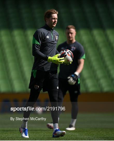 Republic of Ireland Training Session & Press Conference Republic of Ireland Training Session & Press Conference