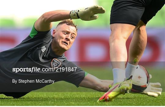 Republic of Ireland Training Session & Press Conference Republic of Ireland Training Session & Press Conference