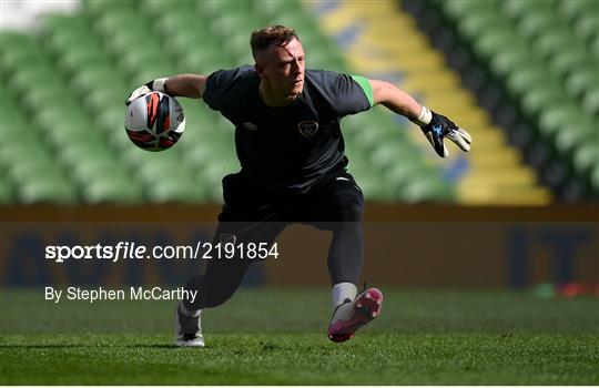 Republic of Ireland Training Session & Press Conference Republic of Ireland Training Session & Press Conference