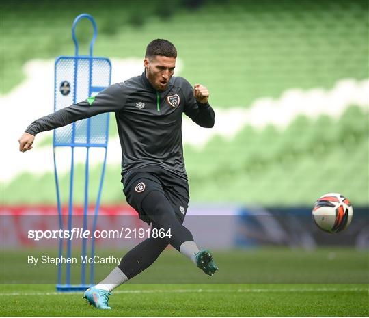 Republic of Ireland Training Session & Press Conference Republic of Ireland Training Session & Press Conference