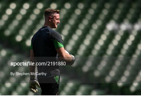 Republic of Ireland Training Session & Press Conference Republic of Ireland Training Session & Press Conference