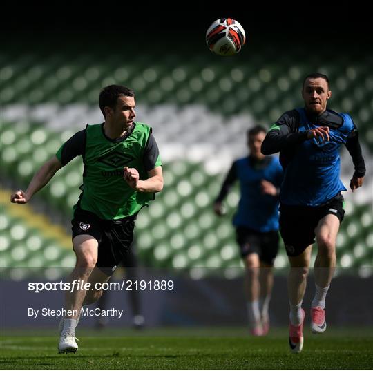 Republic of Ireland Training Session & Press Conference Republic of Ireland Training Session & Press Conference