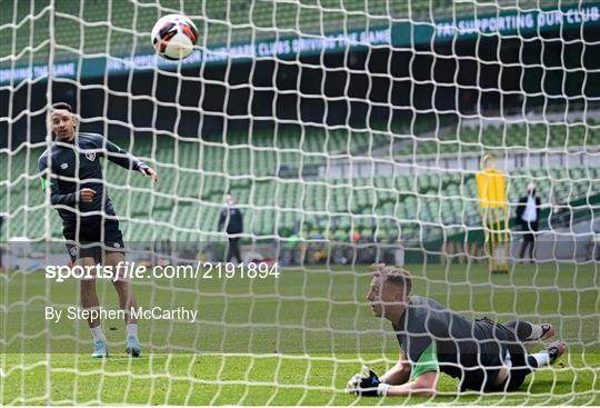 Republic of Ireland Training Session & Press Conference Republic of Ireland Training Session & Press Conference