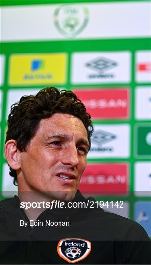 Republic of Ireland Training Session & Press Conference Republic of Ireland Training Session & Press Conference