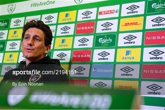 Republic of Ireland Training Session & Press Conference Republic of Ireland Training Session & Press Conference