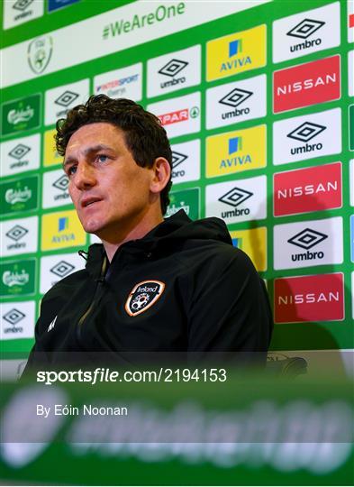 Republic of Ireland Training Session & Press Conference