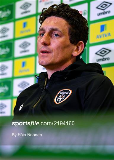 Republic of Ireland Training Session & Press Conference Republic of Ireland Training Session & Press Conference