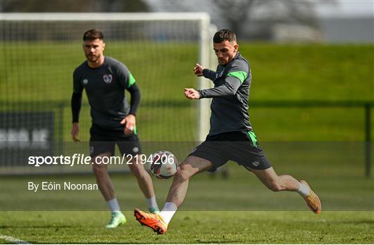 Republic of Ireland Training Session & Press Conference Republic of Ireland Training Session & Press Conference