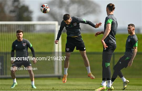 Republic of Ireland Training Session & Press Conference Republic of Ireland Training Session & Press Conference