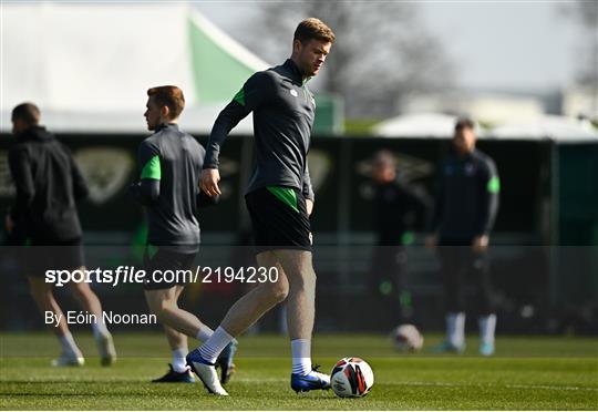 Republic of Ireland Training Session & Press Conference