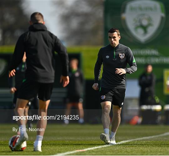 Republic of Ireland Training Session & Press Conference Republic of Ireland Training Session & Press Conference