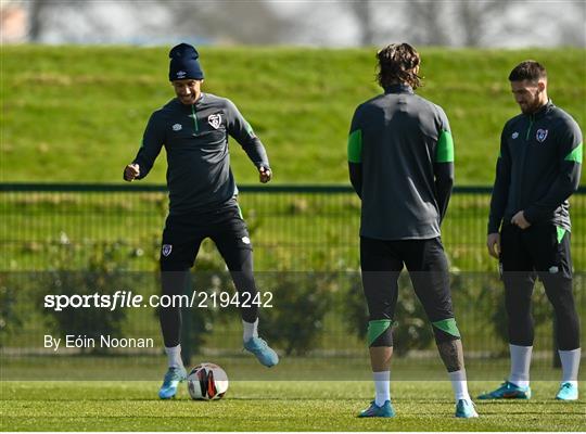 Republic of Ireland Training Session & Press Conference Republic of Ireland Training Session & Press Conference