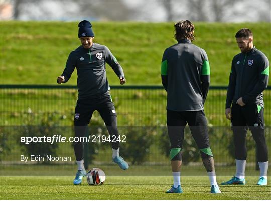 Republic of Ireland Training Session & Press Conference