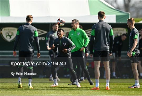 Republic of Ireland Training Session & Press Conference