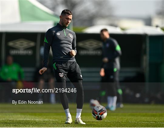 Republic of Ireland Training Session & Press Conference