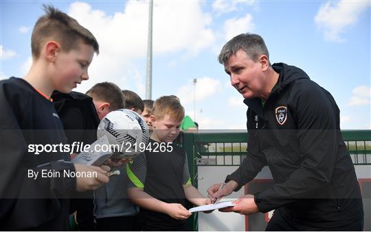 Republic of Ireland Training Session & Press Conference Republic of Ireland Training Session & Press Conference