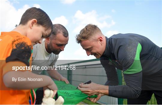 Republic of Ireland Training Session & Press Conference Republic of Ireland Training Session & Press Conference