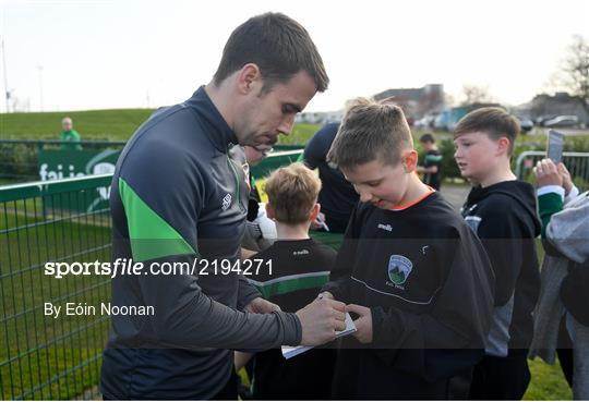 Republic of Ireland Training Session & Press Conference Republic of Ireland Training Session & Press Conference