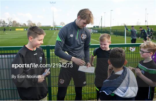 Republic of Ireland Training Session & Press Conference Republic of Ireland Training Session & Press Conference