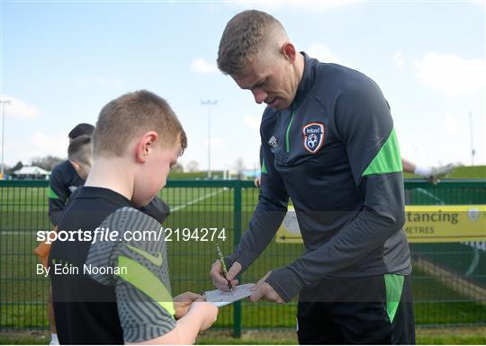 Republic of Ireland Training Session & Press Conference Republic of Ireland Training Session & Press Conference