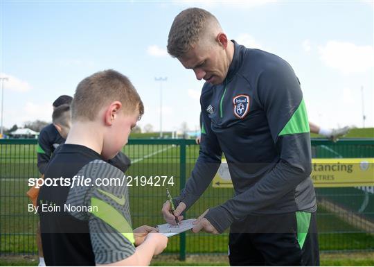 Republic of Ireland Training Session & Press Conference